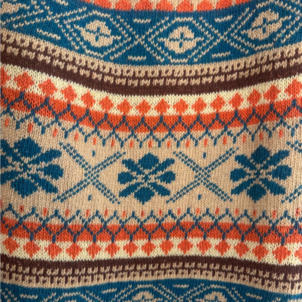 MISSLOOK Multicolor Patterned Crew Neck Sweater - image 4